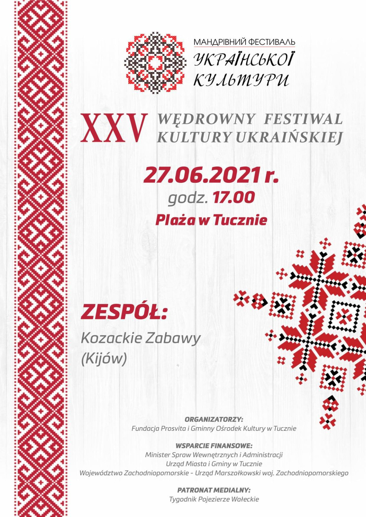 Wędrowny Festiwal Kultury Ukraińskiej - Tuczno 27.06.2021