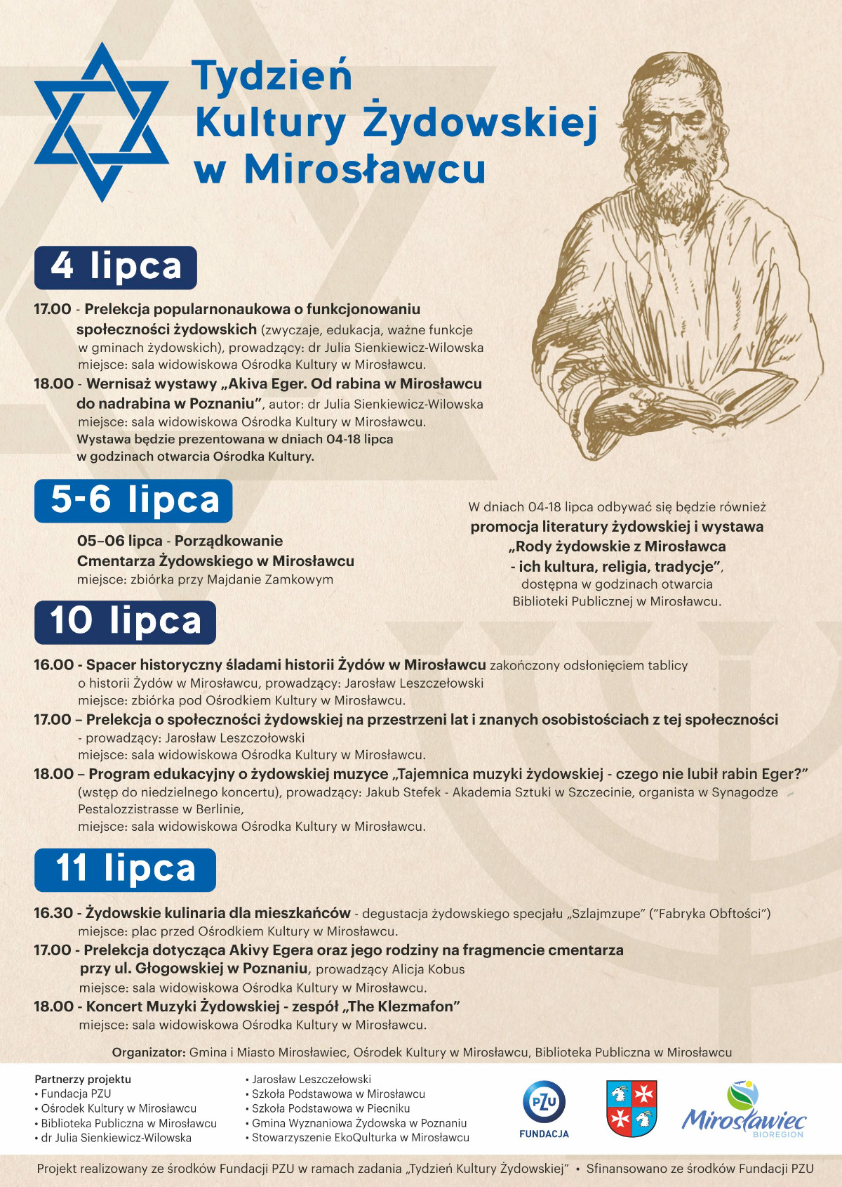 Tydzień Kultury Żydowskiej w Mirosławcu 