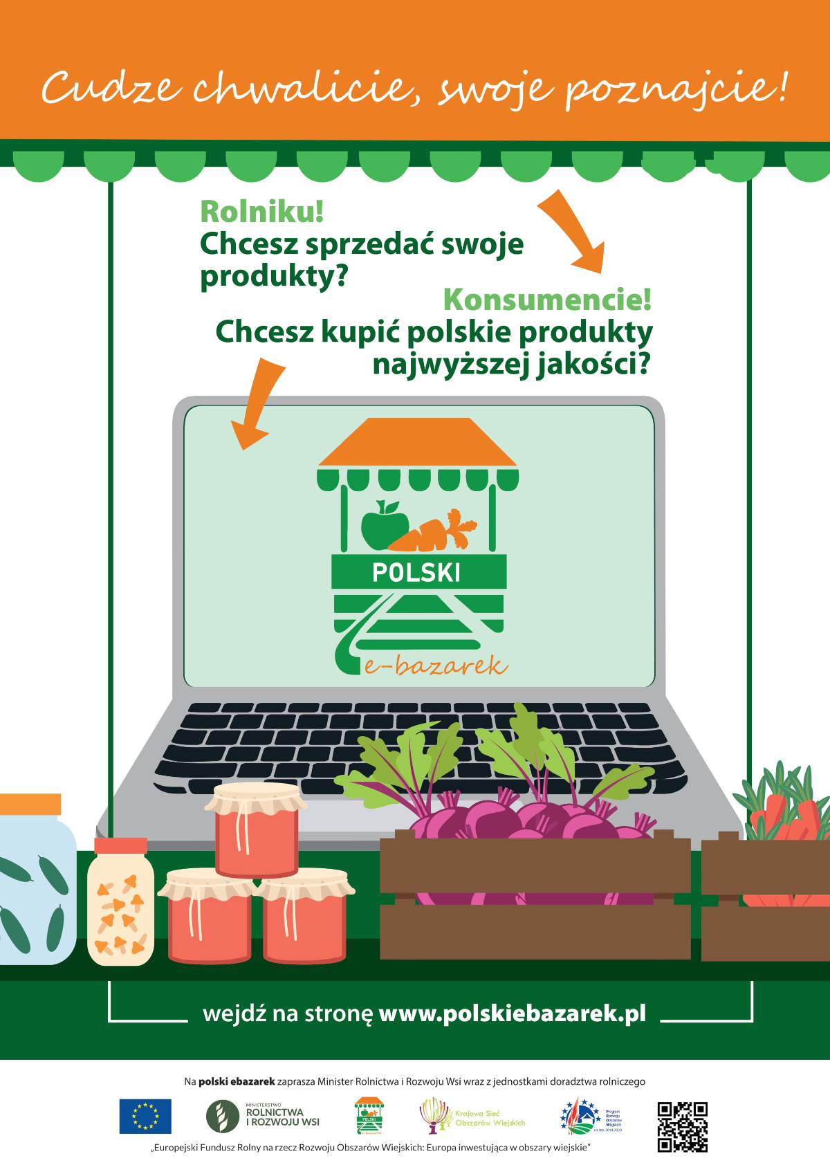 Kampania MRiRW promująca polskiebazarek.pl