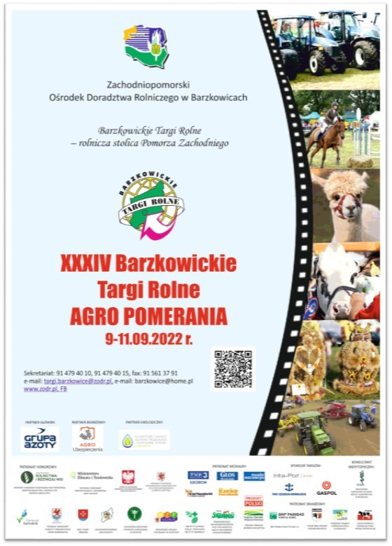	XXXIV Barzkowickie Targi Rolne AGRO POMERANIA 2022