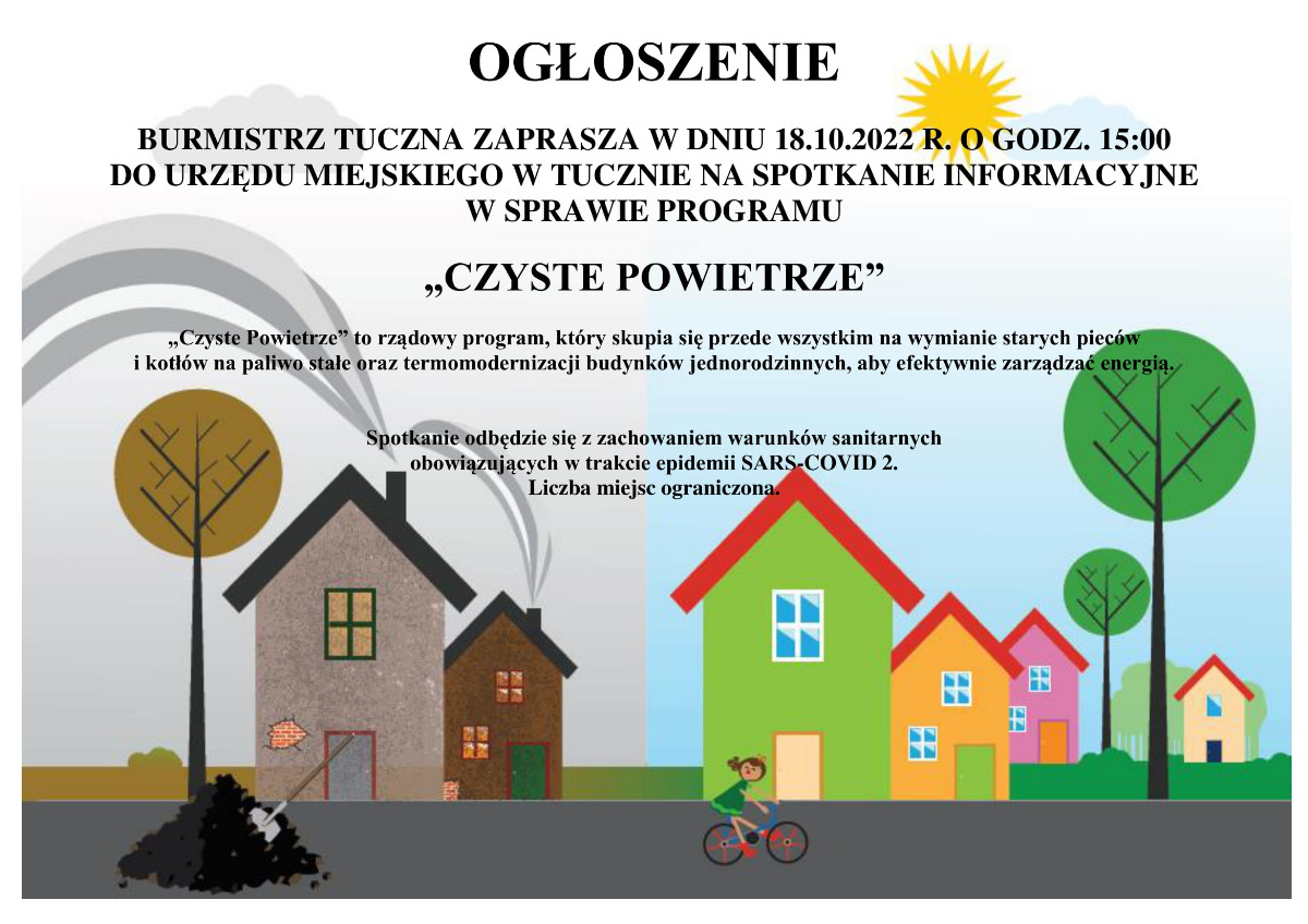 Spotkanie informacyjne w sprawie Programu „Czyste Powietrze