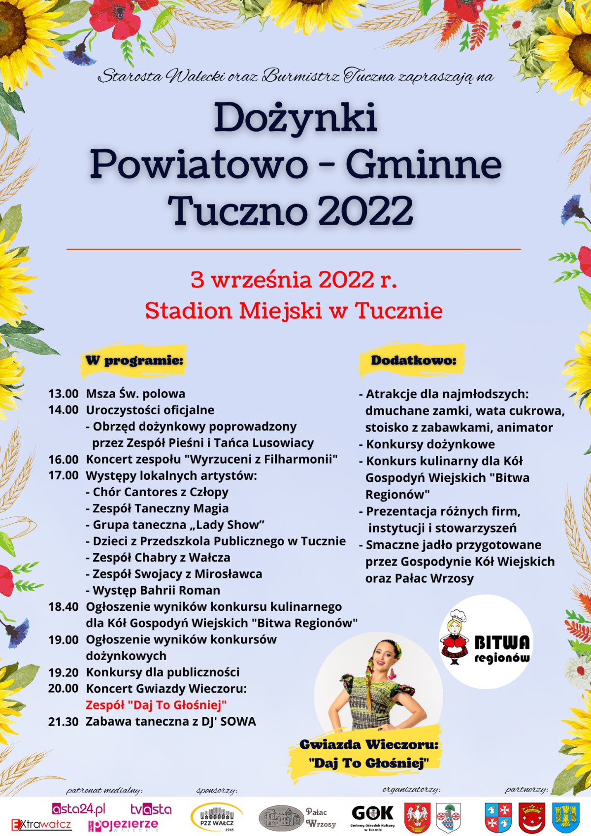 Dożynki Powiatowo - Gminne Tuczno 2022