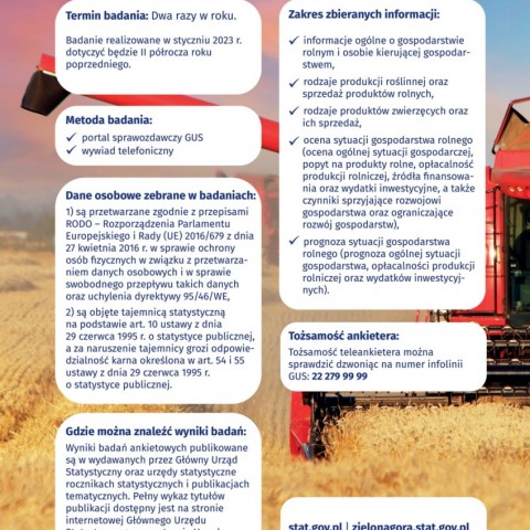 Powiększ obraz: Badanie Koniunktury w Gospodarstwach Rolnych (AK-R)