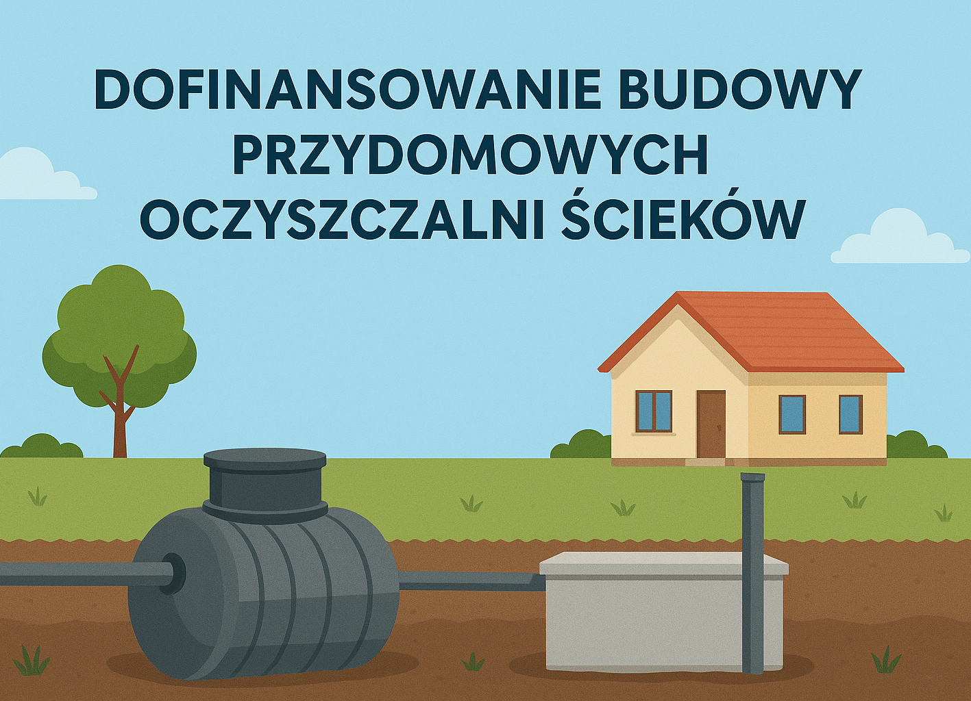 Dofinansowanie budowy przydomowych oczyszczalni ściek&oacute;w