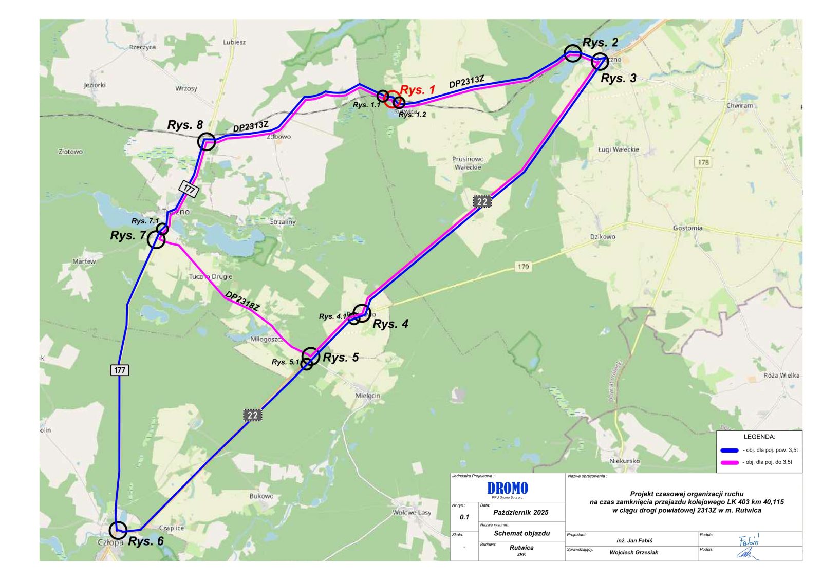 Informacja o czasowym zamknięciu przejazdów kolejowych