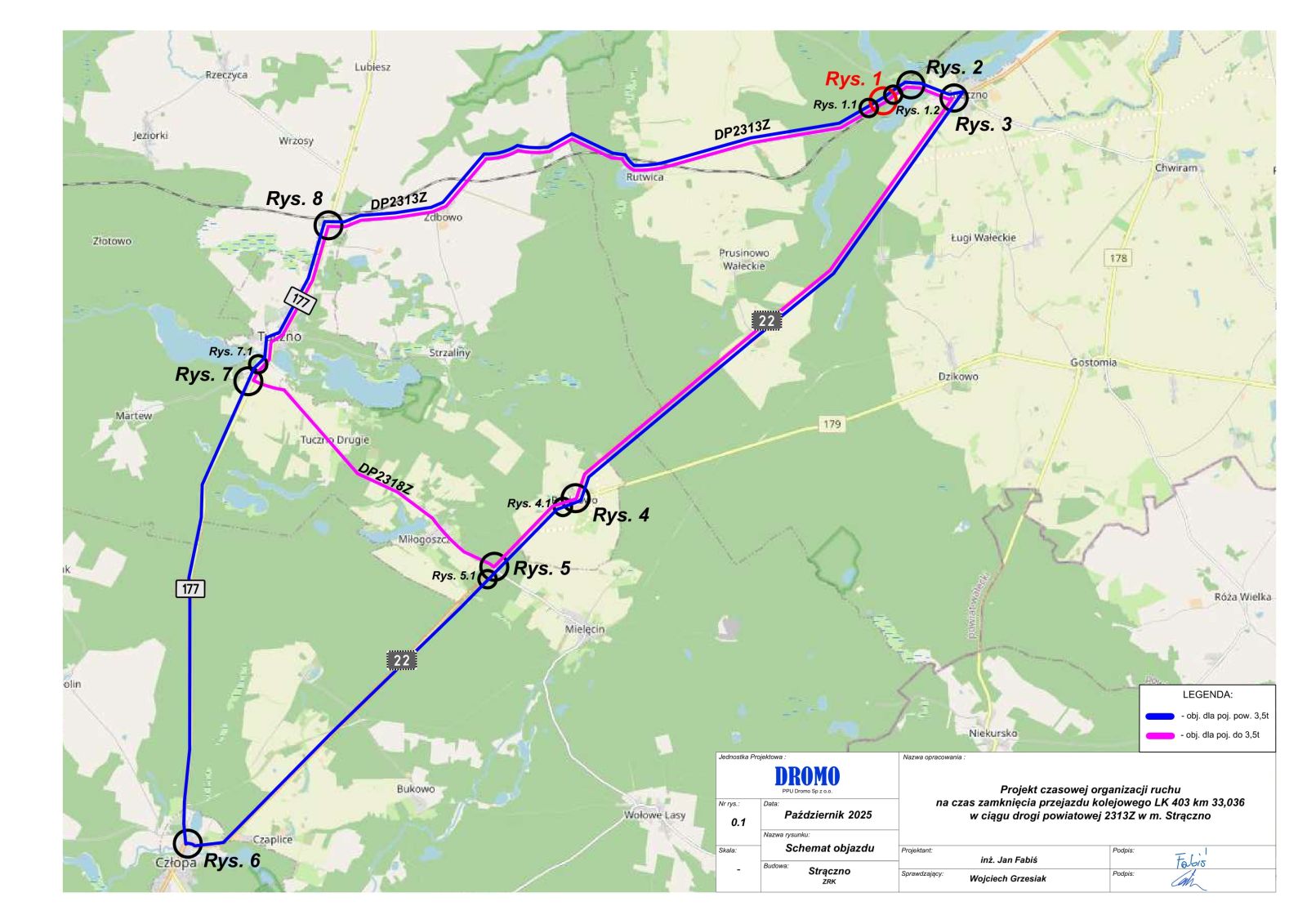 Informacja o czasowym zamknięciu przejazdów kolejowych